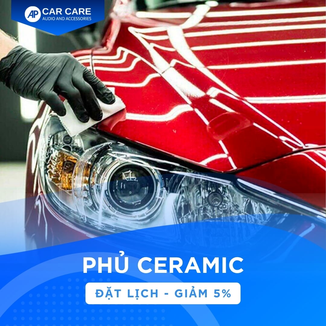 Dịch vụ Phủ Ceramic ô tô Full (Sơn + kính)