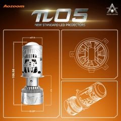 Bi LED Xe Máy Aozoom PI05 70W – Projector H4
