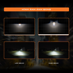 Bi LED Xe Máy Aozoom PI10 1.5 Inch 42W