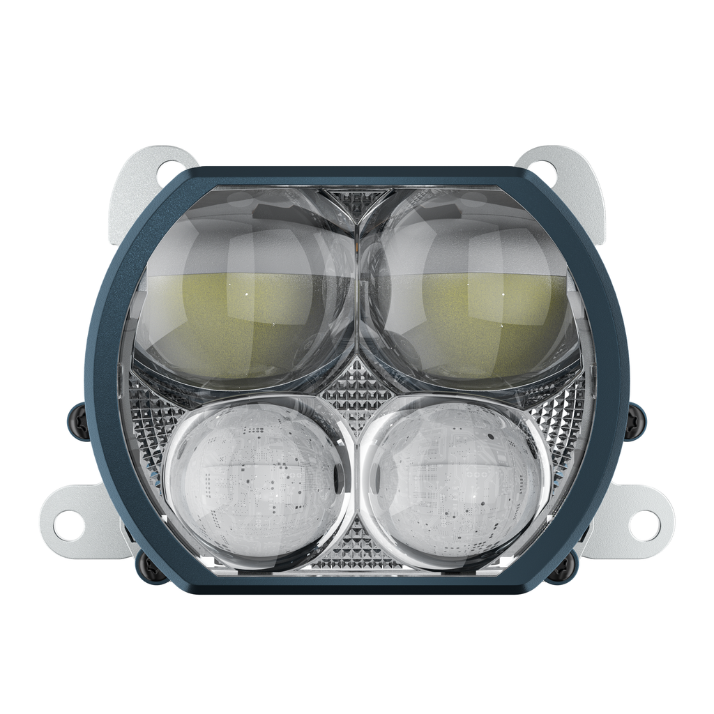 Bi LED Aozoom PI40 3 Màu 72W Cho Xe Máy