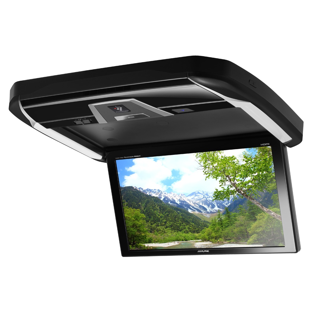 Màn hình ốp trần Alpine PXH12X-R-AV hiển thị nội dung qua kết nối HDMI