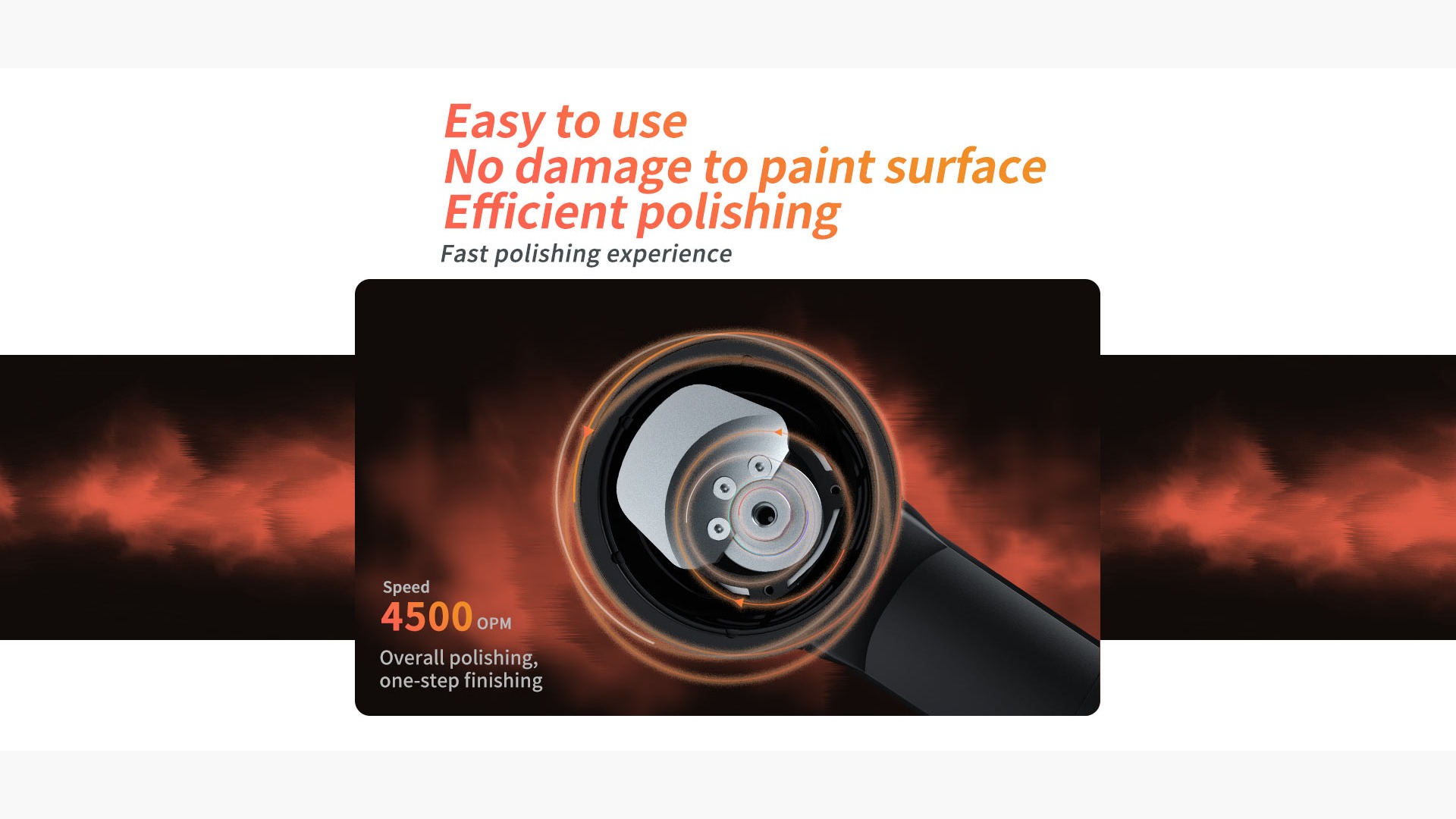 Shine Mate EX610 tốc độ 4.500 vòng/phút, dễ dùng, hạn chế làm hại bề mặt sơn