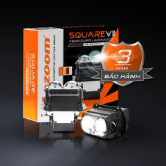Bi LED Aozoom Square V2 – Đèn Bi Pha Ô Tô