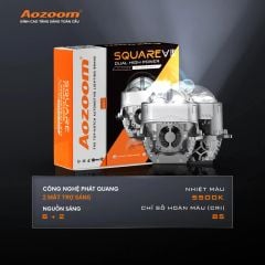 Bi LED Aozoom Square V3 – Đèn Bi Pha Ô Tô