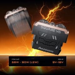 Bi LED Aozoom Square V5 – Đèn Bi Pha Ô Tô