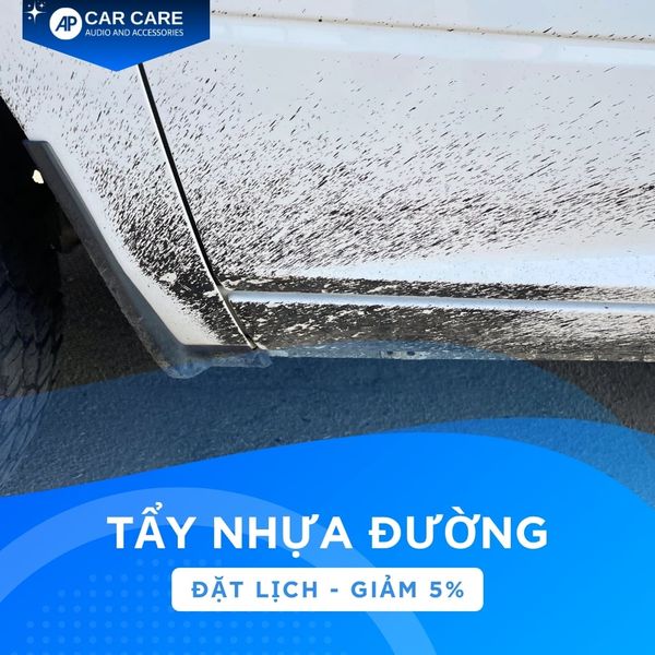 Dịch vụ Tẩy nhựa đường ô tô - Không hư hại bề mặt sơn