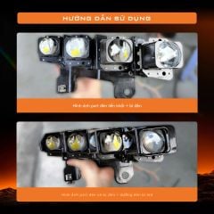 Bộ 4 Bi LED Aozoom TA25 Cho Toyota Veloz 2023+