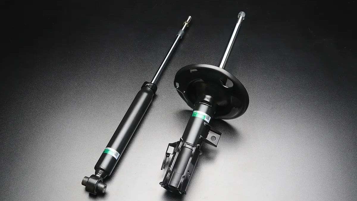 Cặp phuộc trước Tein Basic thân đen, lực cố định, dành riêng cho cầu trước Ford Ranger 2019-2021
