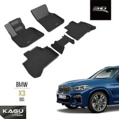 Thảm Lót Sàn Ô Tô BMW X3 G01 2018+ 3D MAXpider KAGU