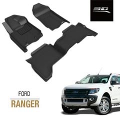 Thảm Lót Sàn Ô Tô Ford Ranger LTD/Limited 2016-2022 3D MAXpider KAGU