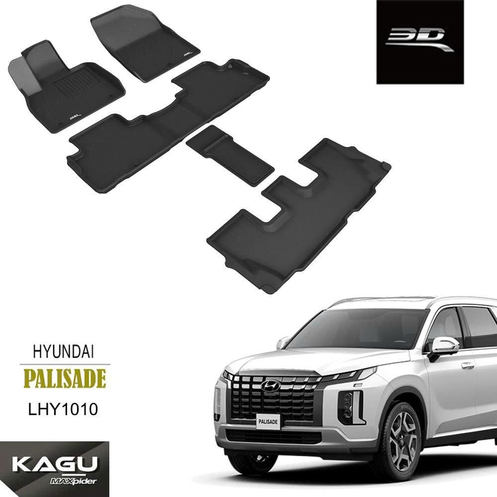 Thảm Lót Sàn Ô Tô Hyundai Palisade 7 Chỗ 2023+ 3D MAXpider KAGU