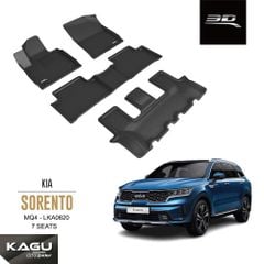 Thảm Lót Sàn Ô Tô Kia Sorento MQ4 7 Chỗ 2021+ 3D MAXpider KAGU