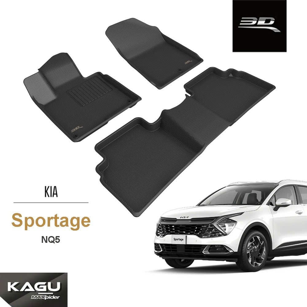 Poster hãng bộ 3 tấm thảm 3D MAXpider KAGU cho Kia Sportage NQ5 đời 2022 trở đi