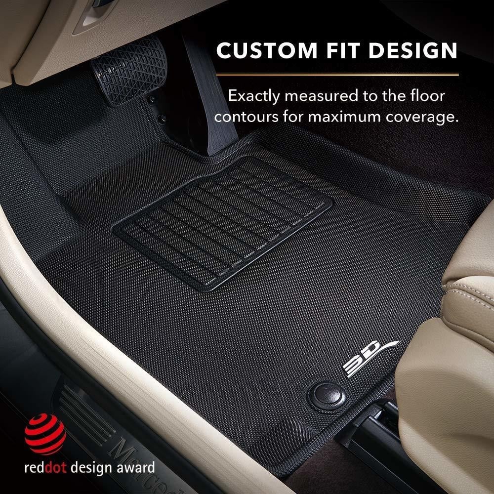 Ảnh hãng minh họa khuôn thảm KAGU đo theo sàn xe, dùng chung cho dòng Range Rover