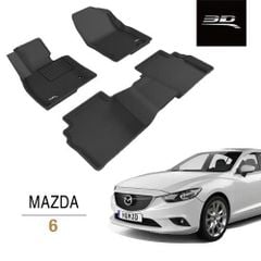 Thảm Lót Sàn Ô Tô Mazda 6 2013-2020 3D MAXpider KAGU