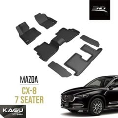 Thảm Lót Sàn Ô Tô Mazda CX-8 7 Chỗ 2019+ 3D MAXpider KAGU