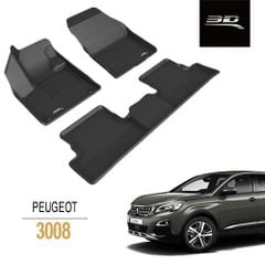 Thảm Lót Sàn Ô Tô Peugeot 3008 3D MAXpider KAGU
