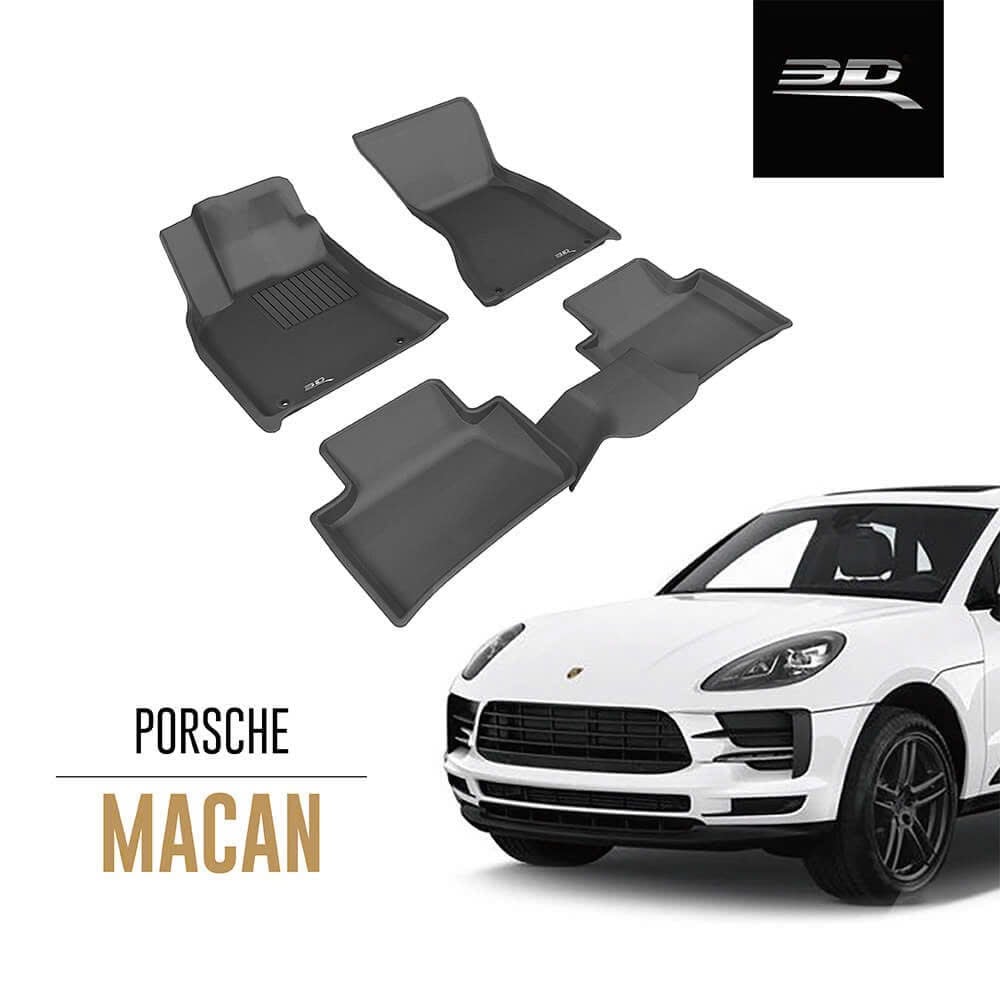 Thảm lót sàn 3D MAXpider KAGU Porsche Macan – bộ thảm theo form xe