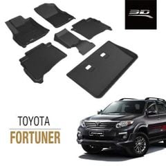 Thảm Lót Sàn Ô Tô Toyota Fortuner 2017+ 3D MAXpider KAGU