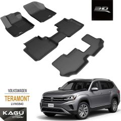 Thảm Lót Sàn Ô Tô Volkswagen Teramont 7 Chỗ 2017+ 3D MAXpider KAGU