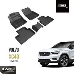 Thảm Lót Sàn Ô Tô Volvo XC40 2021+ 3D MAXpider KAGU