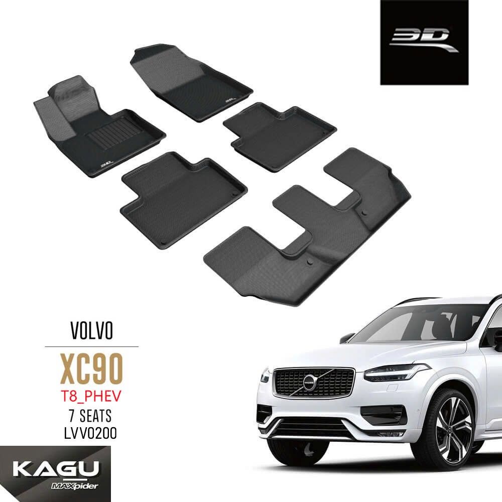 Thảm Lót Sàn Ô Tô Volvo XC90 7 Chỗ 3D MAXpider KAGU