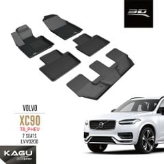 Thảm Lót Sàn Ô Tô Volvo XC90 7 Chỗ 3D MAXpider KAGU
