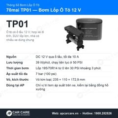 Bơm Lốp Ô Tô 70mai TP01