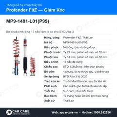 Giảm Xóc Ô Tô BYD Atto 3 2023+ Profender FitZ