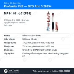 Giảm Xóc Ô Tô BYD Atto 3 2023+ Profender FitZ