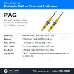Giảm Xóc Ô Tô Chevrolet Trailblazer Profender PAG 4 Chế Độ