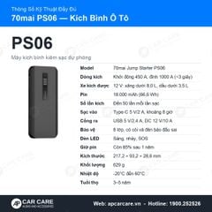 Kích Bình Ô Tô 70mai PS06