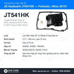Lọc Nhớt Hộp Số Fortuner, Hilux 2015+, Triton JS Asakashi JT541HK