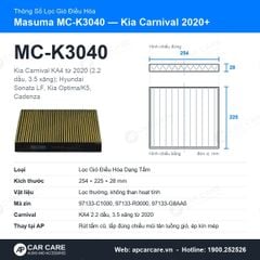 Lọc Gió Điều Hòa Kia Carnival 2020+ Masuma MC-K3040