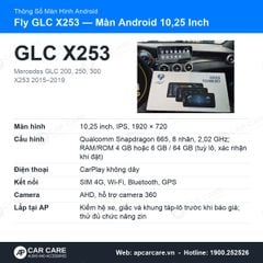 Màn Hình Android Mercedes GLC 300 2015-2019 Fly 10.25 Inch