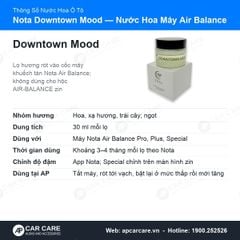 Nước Hoa Ô Tô Nota Air Balance Downtown Mood 30ml Hương Hoa Xạ Hương