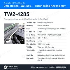 Thanh Giằng Ô Tô Ultra Racing - VinFast Fadil 2019-2022