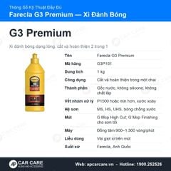 Xi Đánh Bóng Sơn Ô Tô Farecla G3 Premium 2 Trong 1 1kg