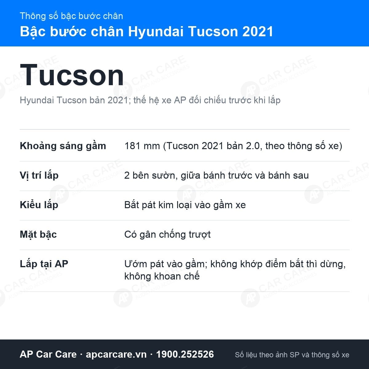 Bậc Bước Chân Hyundai Tucson 2021