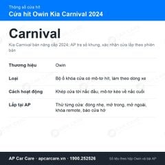 Cửa Hít Ô Tô Owin Kia Carnival 2024