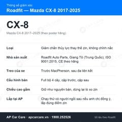 Giảm Xóc Ô Tô Mazda CX-8 2017-2025 Roadfit