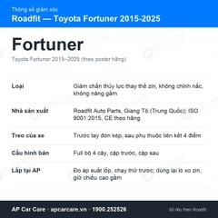 Giảm Xóc Ô Tô Toyota Fortuner 2015-2025 Roadfit