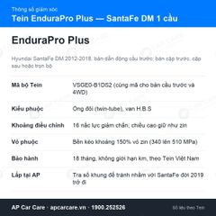 Giảm Xóc Ô Tô Hyundai SantaFe 2012-2018 Tein EnduraPro Plus