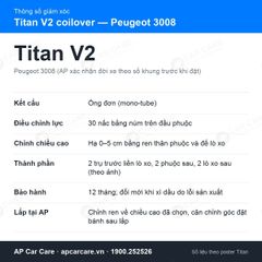 Giảm Xóc Ô Tô Peugeot 3008 Titan V2