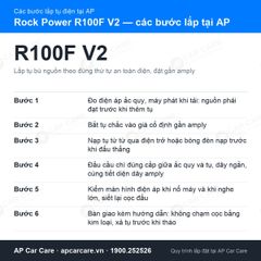 Tụ Điện Ô Tô Rock Power R100F V2 100F