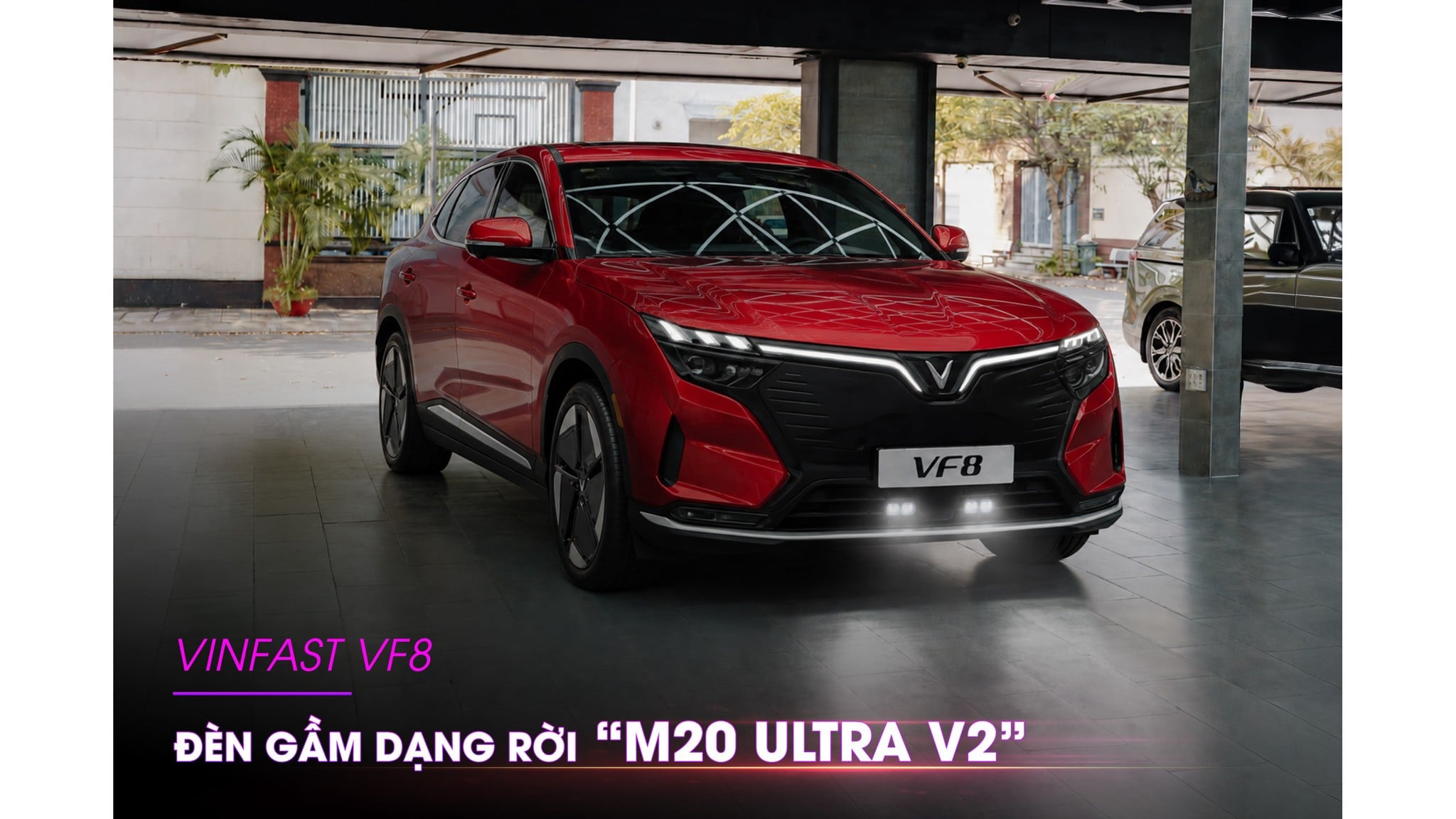 Titan M20 Ultra V2 lắp trên VinFast VF8, ảnh của hãng