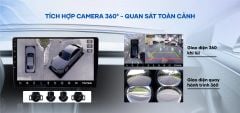 Màn Hình Android Ô Tô Liền Camera 360 Vietmap TEYES CC3