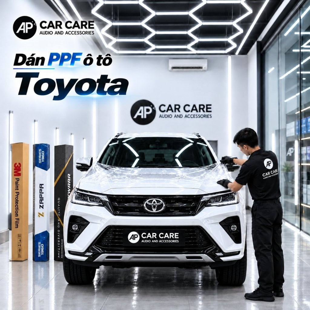 Dán PPF xe Toyota (Vios / Camry / Fortuner / Veloz / Raize)