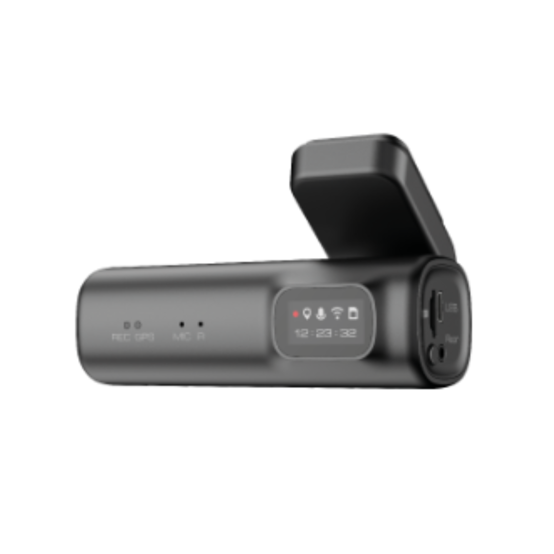 Màn hình LCD và cổng kết nối USB, khe thẻ nhớ của camera Vietmap TS-2K Lite