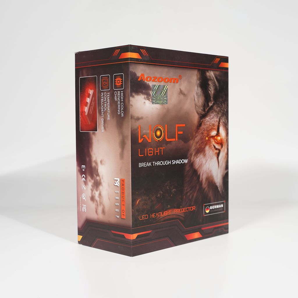 Bi LED Aozoom Wolf Light – Chân Xoáy